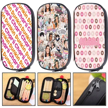 

Students Charli Damelio Pencil Case Boys Pencil Box Kids Zipper Pen Bag Children Pencil Holder School Supplies Girls Makeup Bag