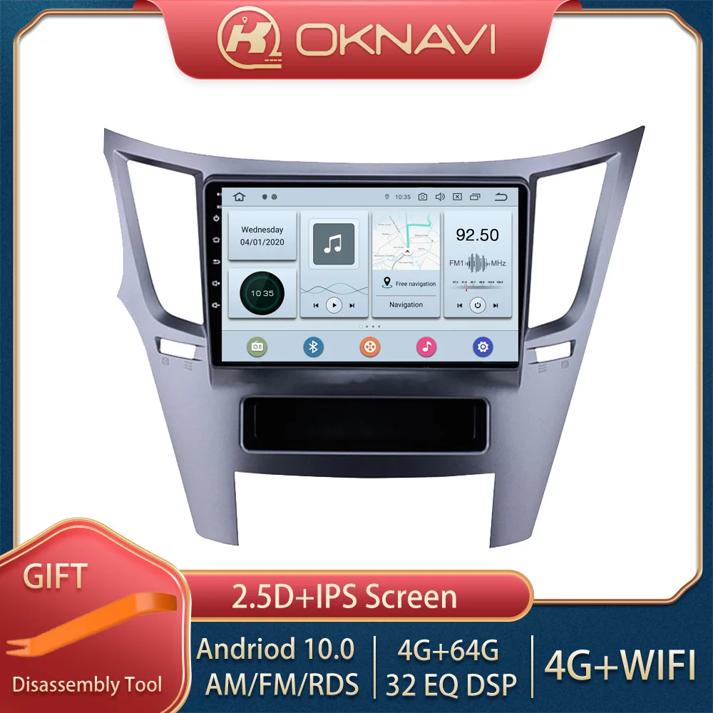 

4G 64G 9" Android 10 Car Smart Radio Multimedia Stereo For Subaru Outback 4 Legacy 5 2009-2014 Bluetooth DSP WIFI Audio No 2 Din
