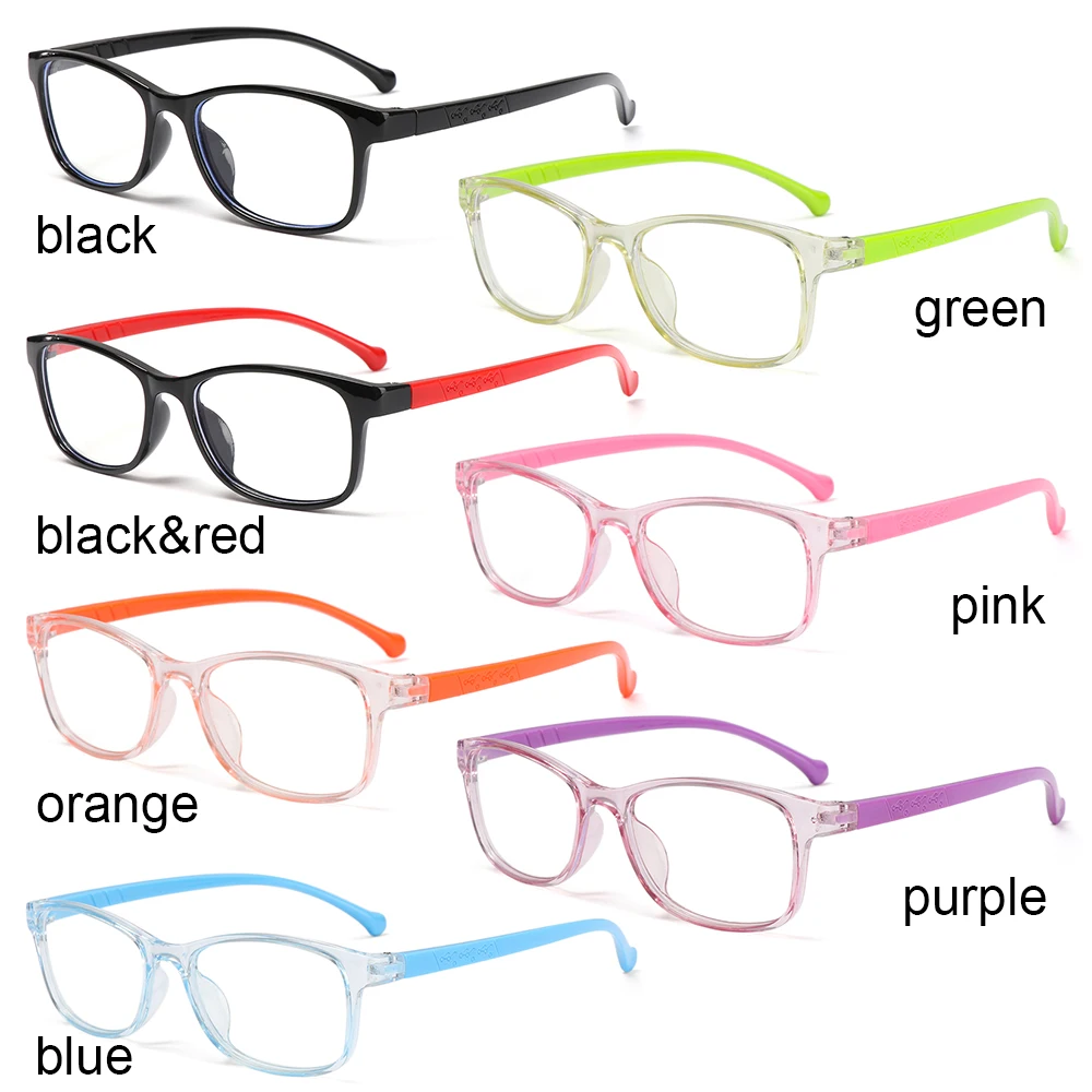 blue light lenses Anti-blue Light Glasses Kids Boys Girls Computer Eye Protection Eyeglasses Ultra Light Small Rectangle Frame Student Eyewear blue light glasses kmart