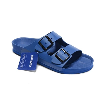 

2020 Original Slippers Men Summer Arizona Soft Sandals Women Leather Unisex Shoes NEW Arrival Discount Sale