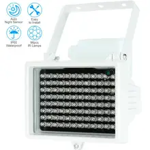 60 м 96 Светодиодный s 12 в 60 м ночного видения ИК инфракрасный осветитель лампа светодиодный вспомогательное освещение водонепроницаемый для камеры видеонаблюдения