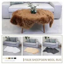 Пушистые ковры 120X75 см неправильной формы, ковер для спальни, дома, гостиной, шерстяной ковер, разноцветный коврик, стул, диван