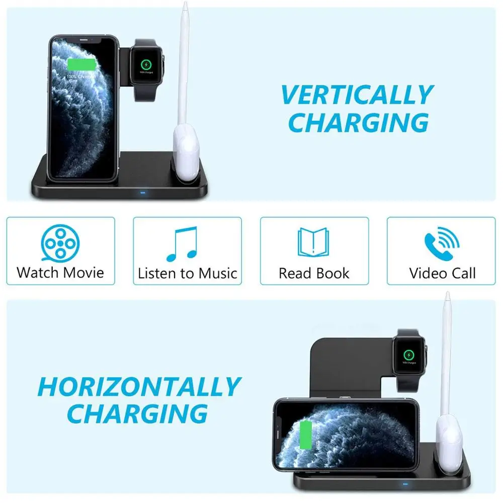 4-in-1-Fast-Wireless-Charger-Dock-Stand-for-iPhone-11-XS-X-8-Samsung-S20 (2)