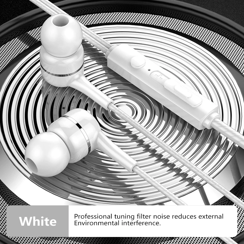 Hi Fi in ear мобильный телефон гарнитура 3 5 мм Регулировка громкости проводные
