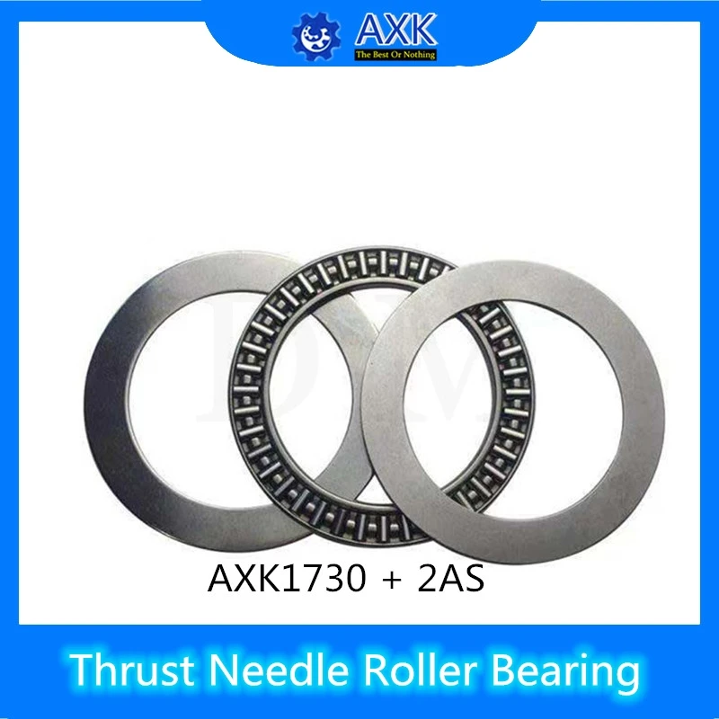 AXK1730 + 2AS Thrust Needle Roller Bearing With Two AS1730 Washers 17*30*4mm ( 10 Pcs) AXK1103 889103 NTB1730 Bearings | Обустройство