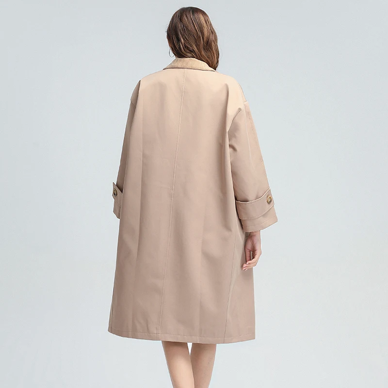 TWOTWINSTYLE Loose Casual Elegant Windbreaker For
