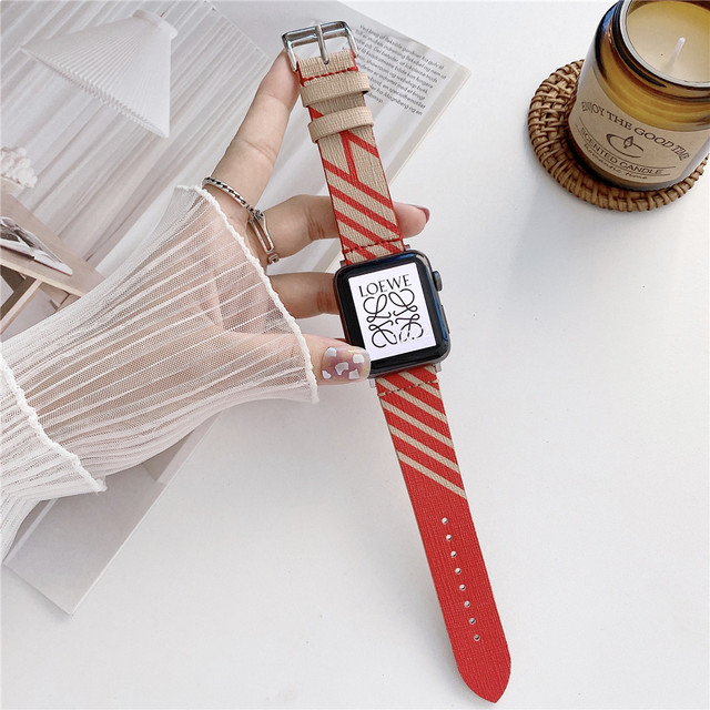 Apple Watch Jumping Single Tour Strap Original 44mm 40mm 42mm 38mm Nylon Watchbands iWatch Series 6 SE 5 4 3 2 1 Accessories