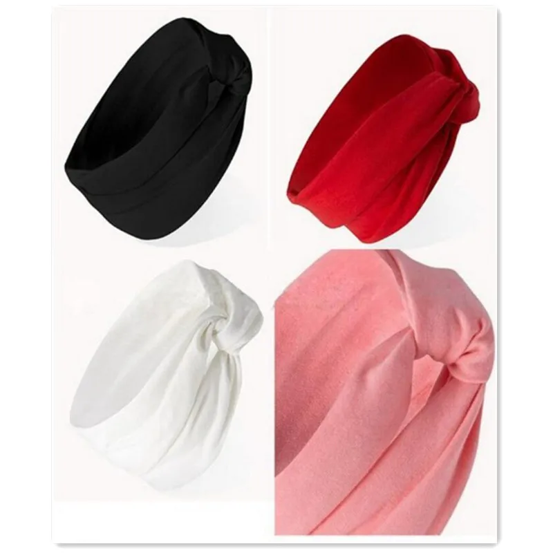 Turban Headband Set: 2 Twist Headbands for Sports, Hair Accessory and Headwear, Elastic Hairband and Bandana image 5
