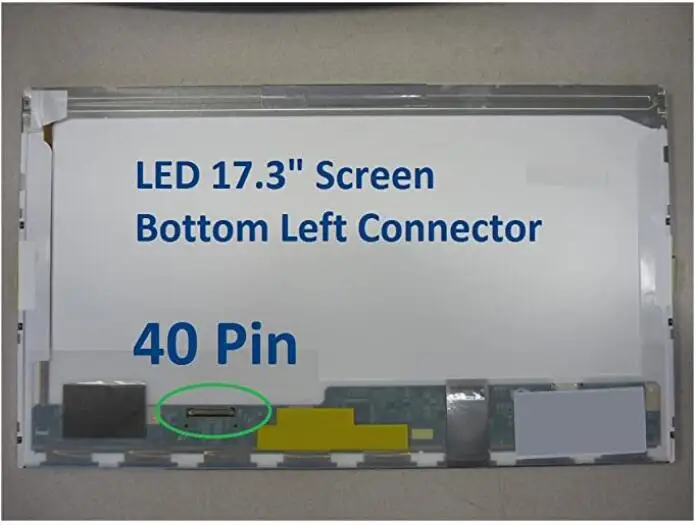 

17.3" 1600x900 Laptop Replacement LED LCD Screen Compatible with HP Pavilion DV7 fits DV7-4165DX, DV7-4285DX, DV7-6C95DX, DV7-6B