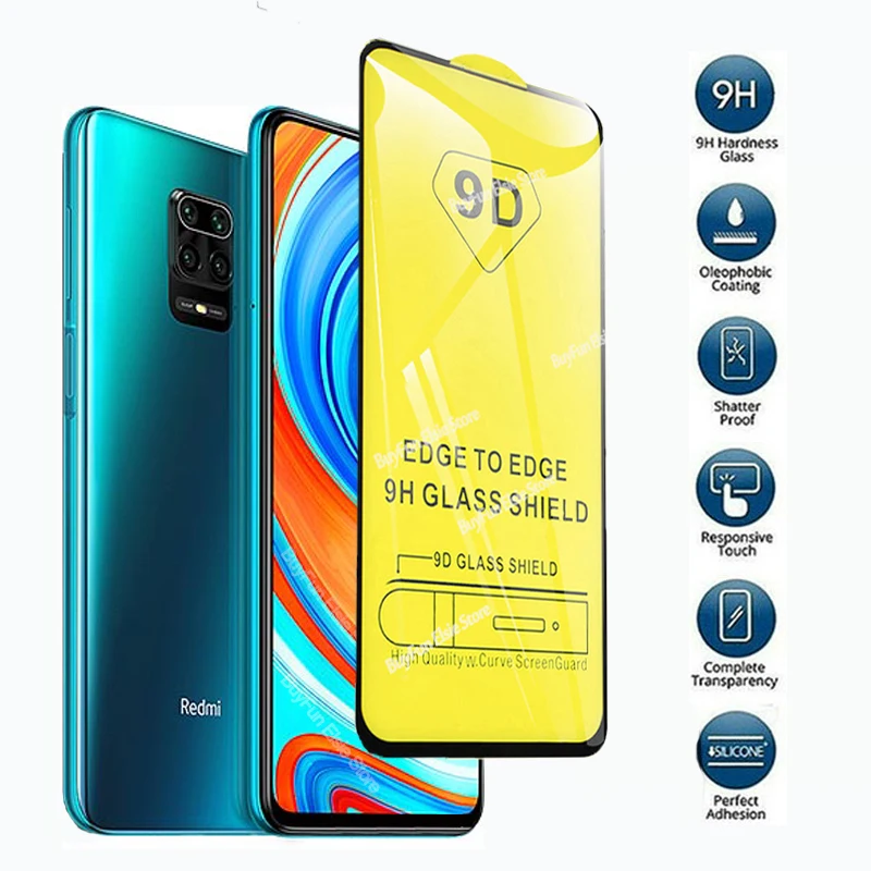 9D полное клеевое Защитное стекло для Xiaomi Redmi Note 9s Защита экрана Remi Redme Note9 s Note9s