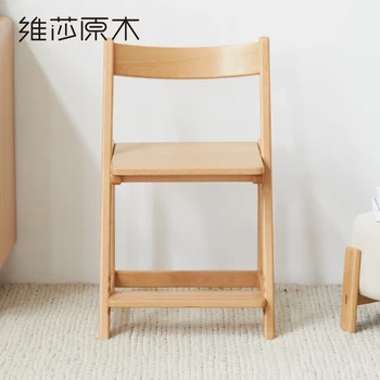 

All Solid Wood Child Chair Lift Dining Chair Backrest Home Child Adjustable Chair Nordic Environmental Protection Restaurant Cha