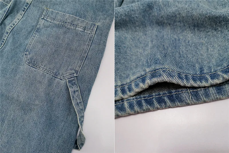 Горячие мужские джинсовые нагрудники мужские свободные Ретро стиль японские Джокер нагрудники сиамские брюки, большой размер 28-44 46 48 50 Рабочая одежда