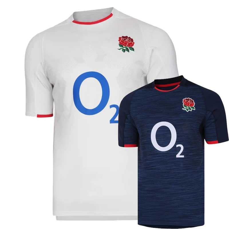 Chaqueta de Rugby inglesa para casa, réplica, camiseta de entrenamiento, Camiseta deportiva, S-5XL, novedad de 2020/2021