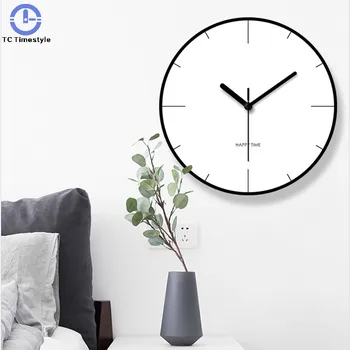 

Minimalist Modern Design Wall Clock Home Decoration Nordic Living Room Mute Quartz Clocks Watch Art Personality Quart Needle