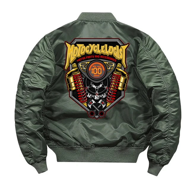 Autumn Winter Motorcycle Jacket Bomber 