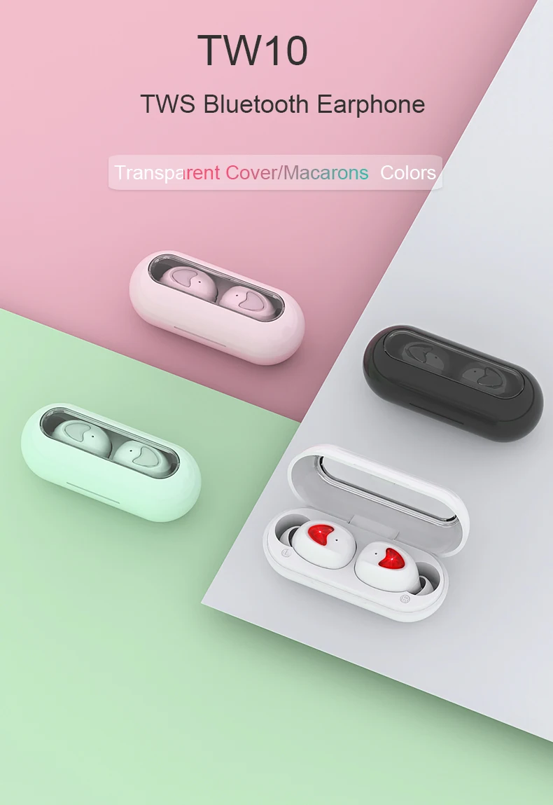 Мини Bluetooth 5,0 гарнитура многоцветный Макарон беспроводная Bluetooth гарнитура Переносной Контейнер-капсула стерео звук для iphone samsung Xiaomi