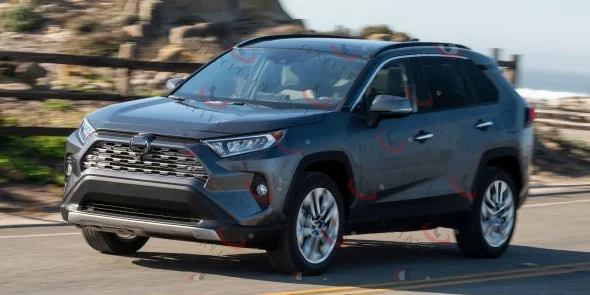 JIAYITIAN Автомобильная камера заднего вида для Toyota RAV4 RAV 4 V XA50 Новинка RAV4 CCD/ночное видение/резервная обратная парковочная камера