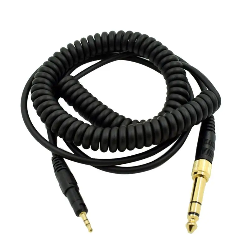 

Headphone Adapter Spring Audio Cable Cord Wire DIY Replacement for Audio-Technica ATH-M50x ATH-M40x/Sennheiser HD518 HD598 HD595