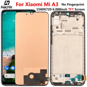 

TFT Display For Xiaomi Mi A3 LCD Display With Frame Touch Screen Replacement Digitizer Assembly For Xiaomi Mi A3 A 3 LCD Display
