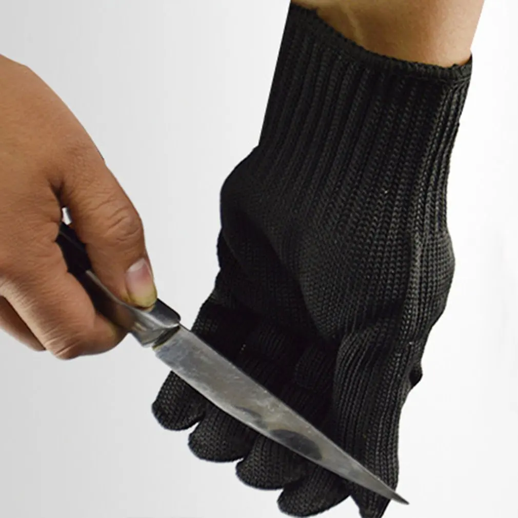 1 пара, профессиональные устойчивые к порезам перчатки из нержавеющей стали, проволочные перчатки, уровень 5, Многофункциональные защитные рабочие перчатки