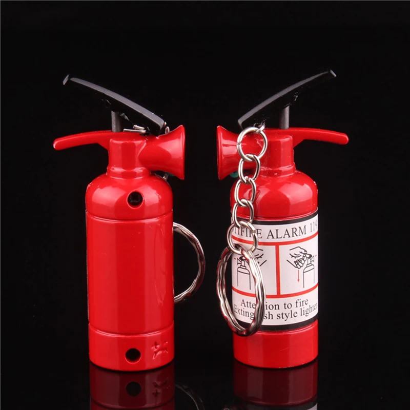 Unusual Fire Extinguisher Gas Lighter Cigarette Lighters Smoking Accessories Gadgets for Men Outdoor Waterproof Camping Lighter