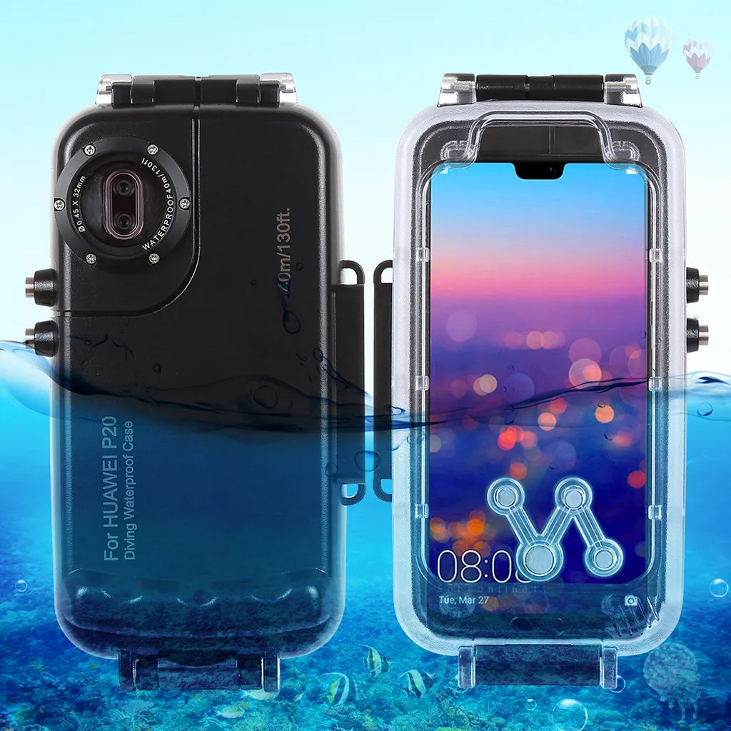 Ouhaobin для HUAWEI P20, аксессуары, водонепроницаемый защитный корпус, чехол для дайвинга, 40 м, стандарт IPX8, водонепроницаемый уровень