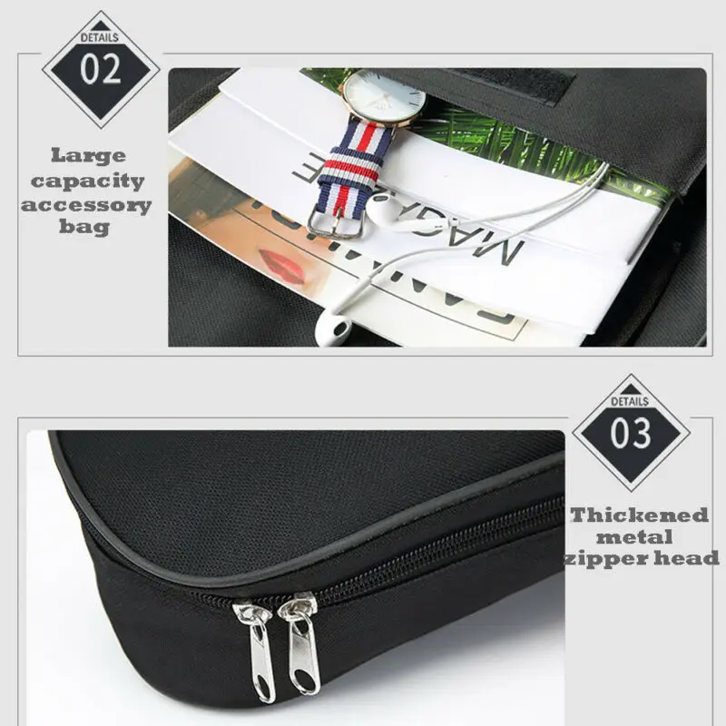 Оксфорд чехол для акустической гитары черный мягкий сумки для ...