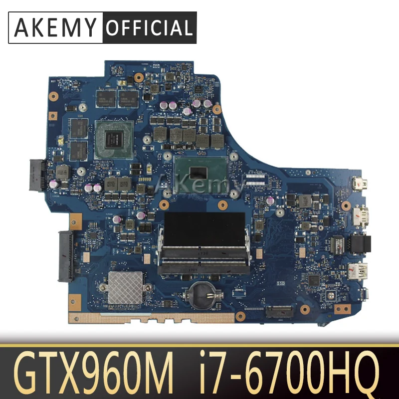 Akemy GL752VW Laptop motherboard for ASUS GL752VW GL752V GL752 Test