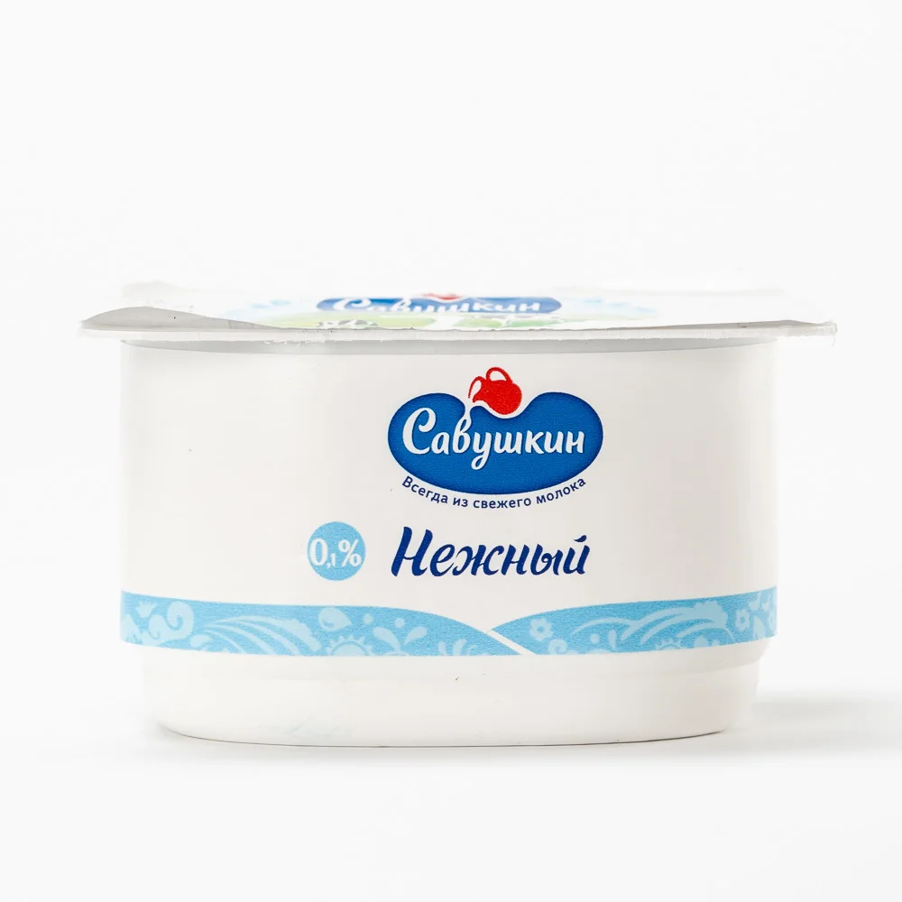 Творог мягкий Савушкин нежный обезжиренный 125 г |
