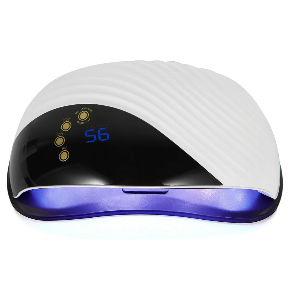 120W Nail Dryers Built-in Cooling Fan Professional UV LED Gel Nail Light Smart LED Quick-Drying Induction Nail Lamp