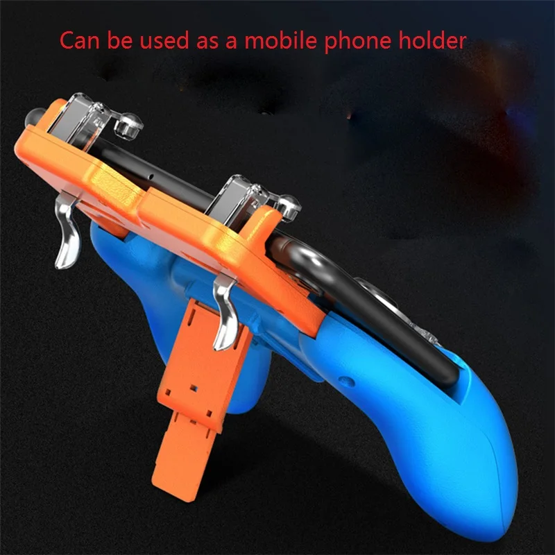 Pilotking W19 PUBG Mobiele геймпад джойстик Metalen L1R1 триггер игровой шутер контроллер для iPhone Android телефон игровой геймпад