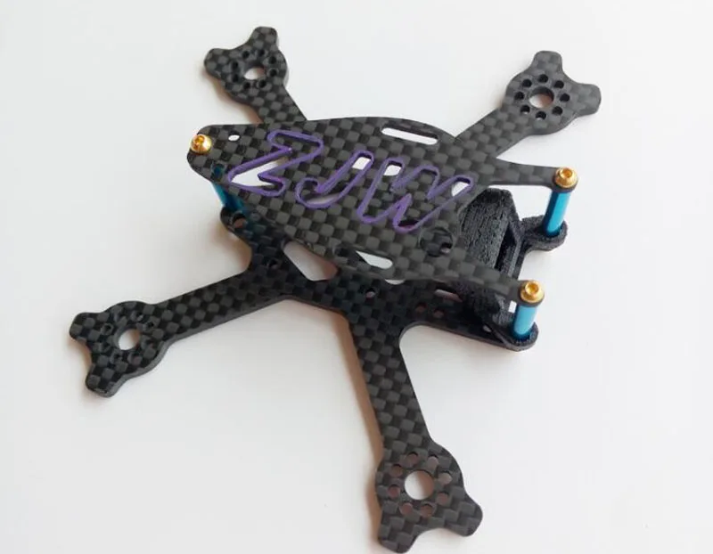 

Hot 1PC Brushless 95mm FPV Frame Kit Carbon Fiber For Mini Quadcopter Drone Spare Parts Accessories