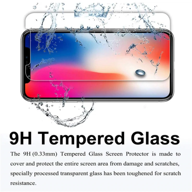 9H HD закаленное стекло для iPhone 11 11 Pro 6 6S 5 5S SE Защита экрана для iPhone 7 8 Plus X XR XS Max защитное стекло