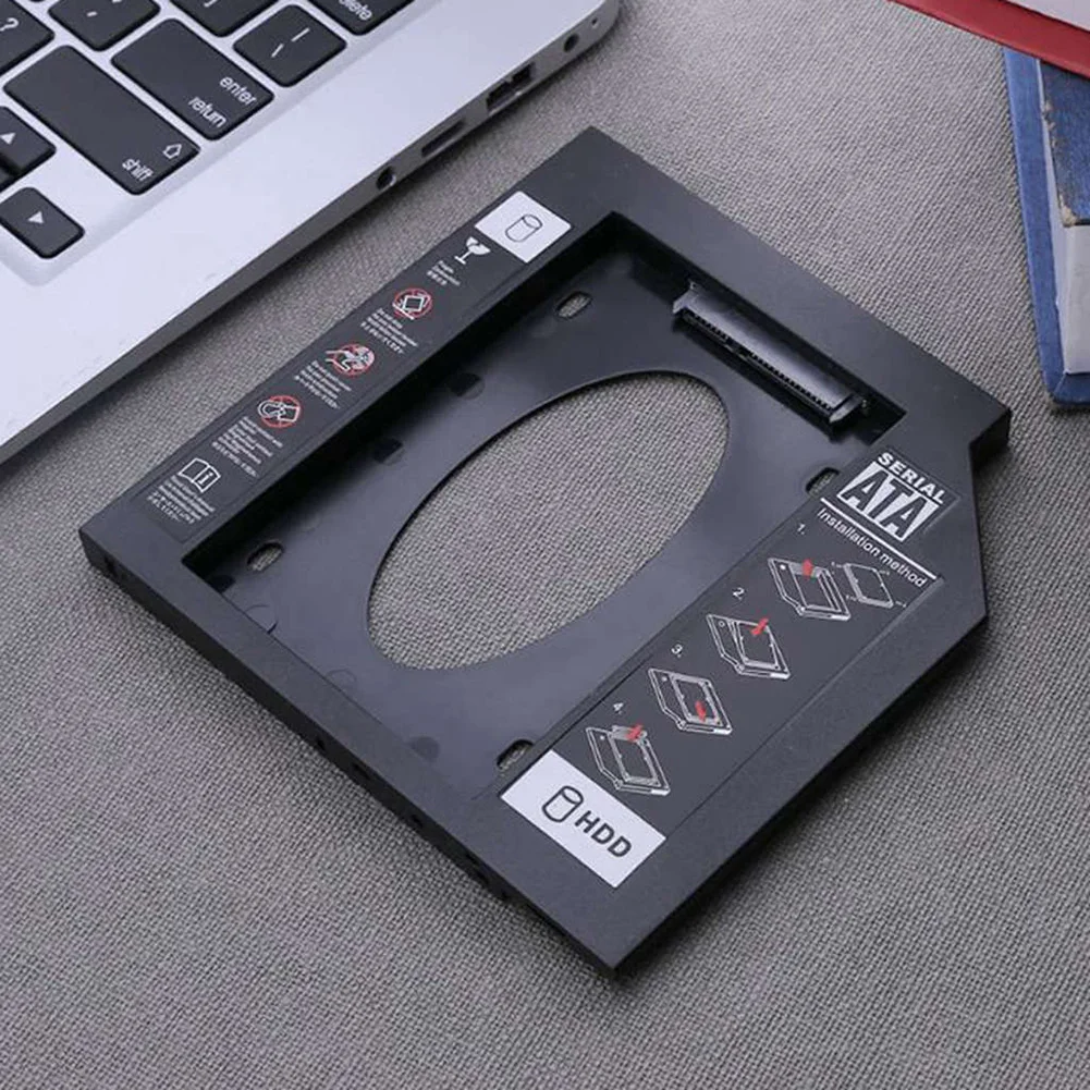 9.5/12.7mm 2.5inch SATA Hard Drive SSD Bracket Tray Caddy for Laptop Notebook