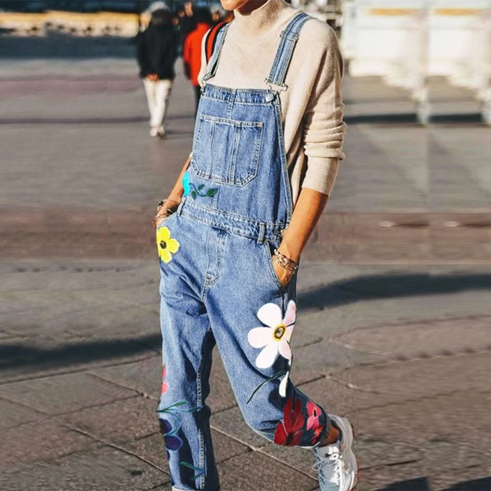 jeans bib pants
