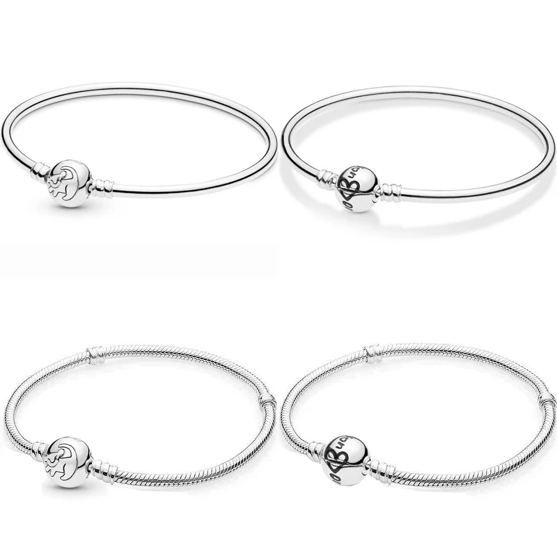 

A Young Cub Simba & Stone True Heart One In A Million Clasp Bracelet Fit Fine Bangle 925 Sterling Silver Charm Jewelry