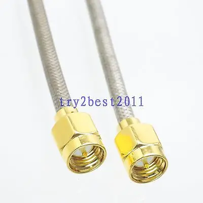 DHL/EMS 50 наборов RG402 SMA штифт прямой RF гибкий соединительный кабель 12 дюймов-C1
