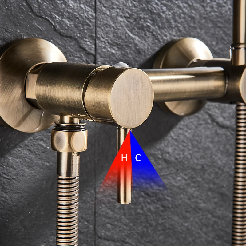 quyanre frap gappo Bidets bronze shower head wash hygienic shower sprayer anal cleaning hot & cold mixer toilet spray kit bidet spray2