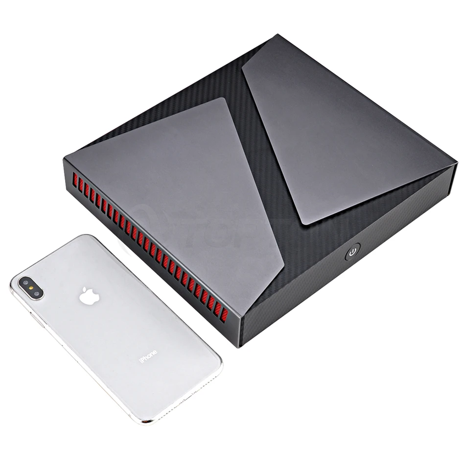 TOPTON мини ПК Intel Core i9 8950HK UHD Graphics 630 Nvidia GeForce GTX 1650 4 ГБ GDDR5 Двойной дисплей игровой HTPC