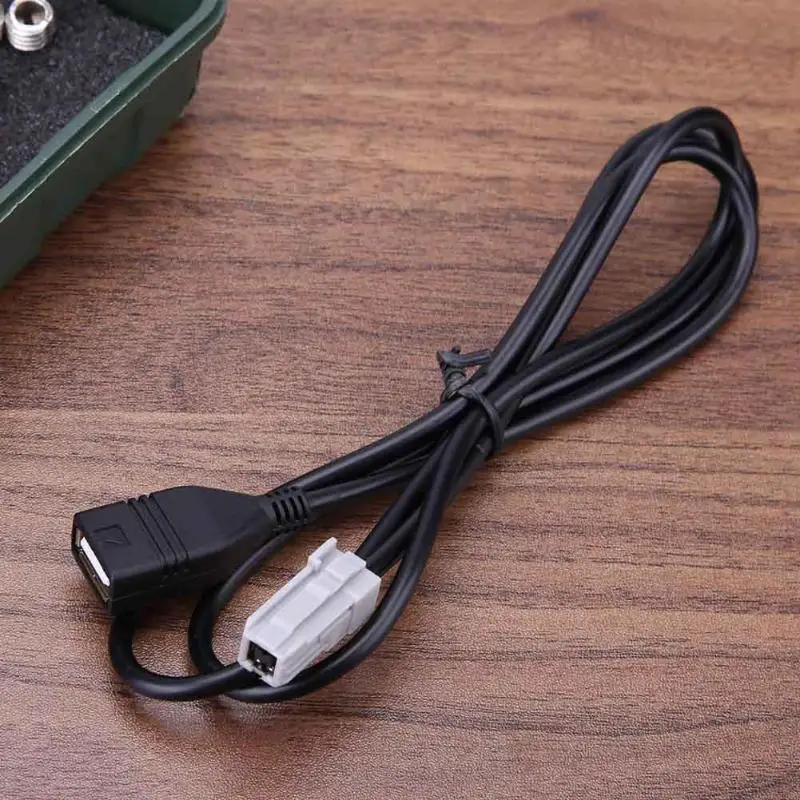 USB Кабель адаптер 90 см для Toyota Camry Corolla Prius Sequoia Sienna Tacoma Yaris 2012 13 автомобильная