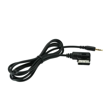 

Hot Music Interface AMI MMI to 3.5mm Audio Adapter Cable for Audi A3 A4 S4 A5 S5 A6 S6 A8 Q3 Q5 TT R8 for Cars