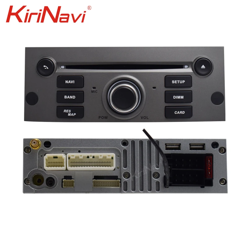 Top KiriNavi 7" HD Touch Display Android 9.0 For Peugeot 407 2004-2009 Car Radio MP4 Audio GPS Navigation Multimedia Players 3