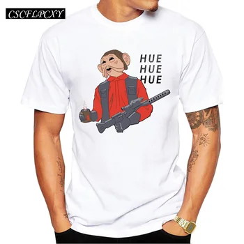 

2019 Creative NIEN NUNB Design Men Fashion T Shirt Monkey Printed Tops For Boy Short Sleeve Casual T-shirt