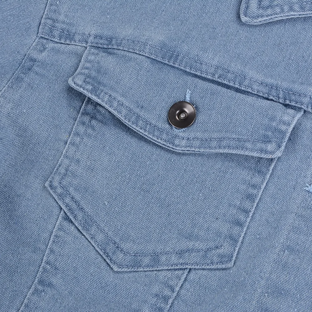 Fashion Women Sexy Ripped Denim Jackets Jumia Nigeria