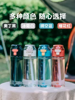 

Transparent Outdoor Plastic Water Bottle Travel Sport Clear Drinking Cute Water Bottle Hydro Flask Botella Agua Water Jug BW50SH