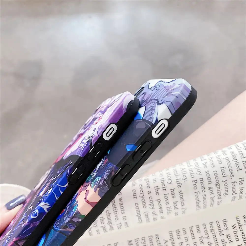 呪いアニメ柔術kaisen Ryomen Sukuna五条悟電話ケースiphone 12ミニ11プロx Xs最大xr 7 8プラスse2ソフトカバー Phone Case Covers Aliexpress