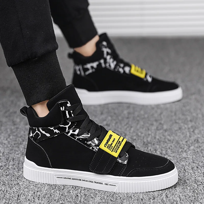 

Autumn & Winter Students White Shoes Trend Versatile Fashion Casual Hight-top MEN'S SHOES Sport Sneakers