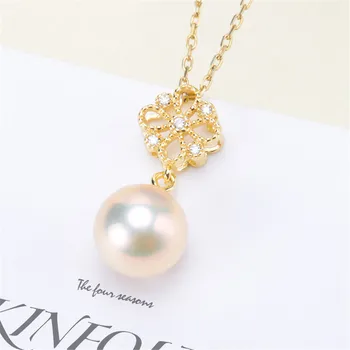 

S925 Sterling Silver Material Pendant Clasp Pearl Pinch Clip Bail Pendant Connectors Bail Beads Jewelry Findings Accessories