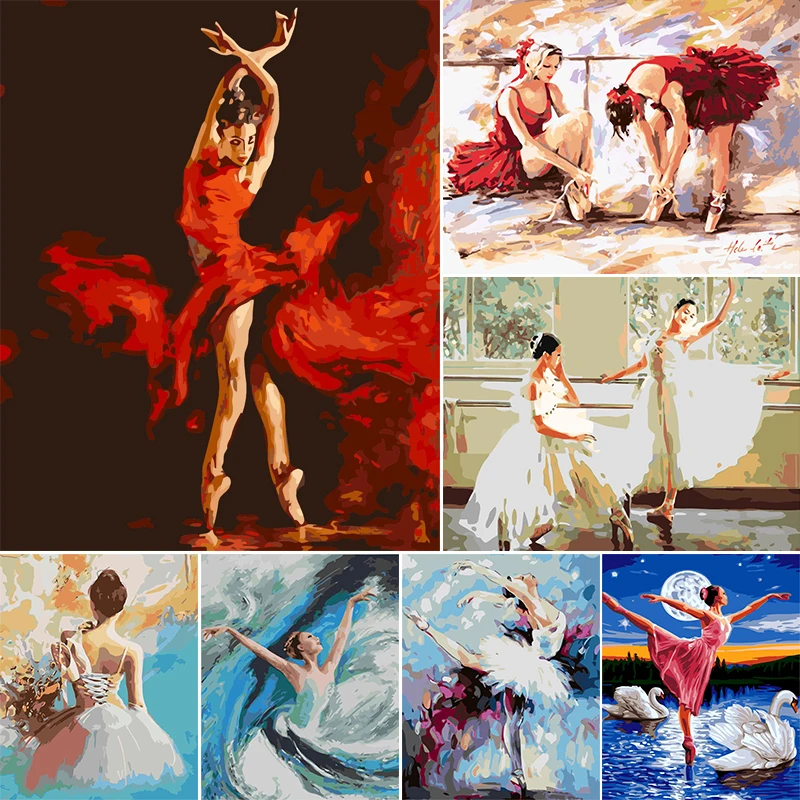 

DIY Painting By Numbers Adults Portrait Full Kits Oil Paint By Numbers Art Figure Drawing 80x100cm Home Decor