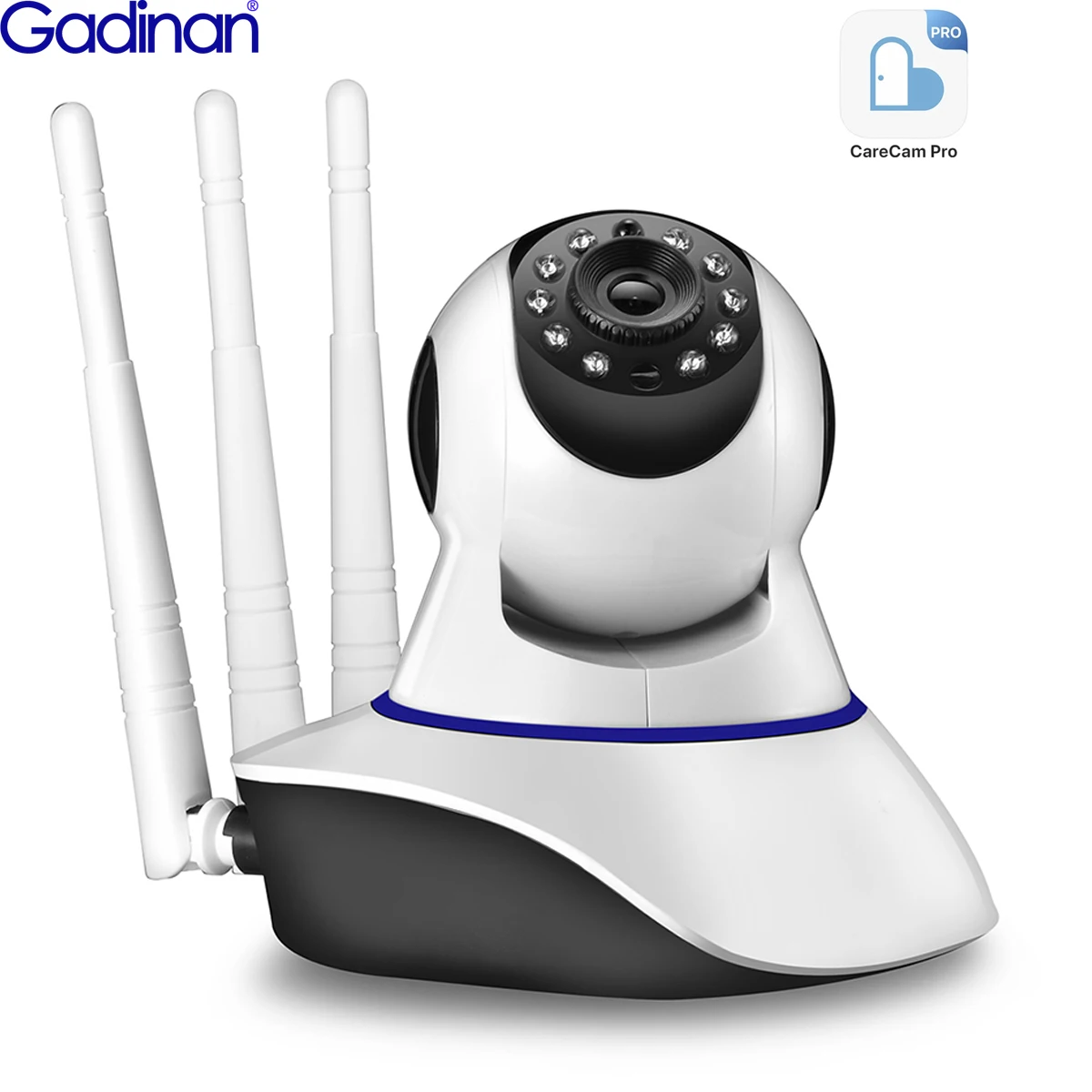 Камера видеонаблюдения Gadinan для дома 2 МП WIFI автослежение IP-камера двухстороннее
